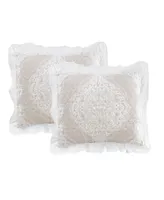 Lucianna Ruffle Edge Cotton 3Pc King Bedspread Set