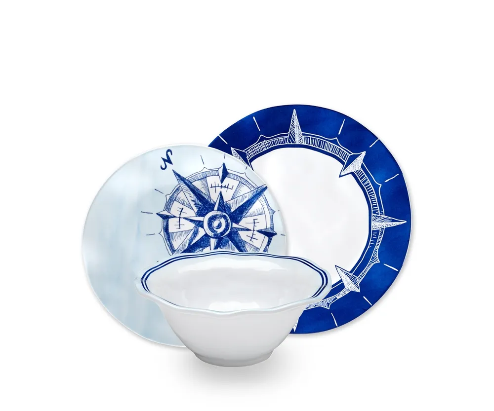 Q Squared Portsmouth Melamine 12 Pc Set