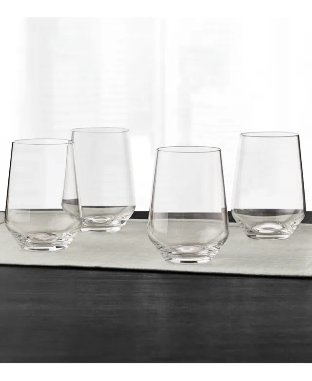 Hotel Collection Black Stem Champagne Glasses, Set of 4, Created for Macy's