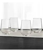 Hotel Collection Stemless Wine Glasses, Set of 4, Created for Macy's