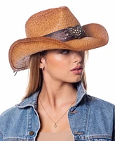 Epoch Hats Company Cowboy Hat with Trim Band and Studs