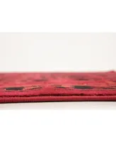 Bayshore Home Vivaan Viv1 Red 8' x 11' Area Rug