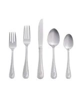 Riverridge Beaded 46 Piece Monogrammed Flatware Set - I, Service for 8