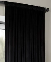 Half Price Drapes Signature Extra Wide Velvet Blackout Curtain