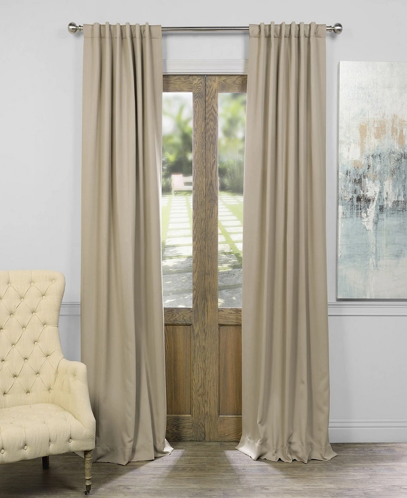 Half Price Drapes Classic Taupe Room Darkening Curtain