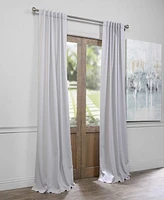 Half Price Drapes Fog Grey Room Darkening Curtain