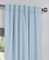 Half Price Drapes Frosted Blue Room Darkening Curtain