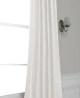 Half Price Drapes Whisper White Solid Cotton Hotel Blackout Curtain