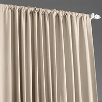 Half Price Drapes Eggnog Extra Wide Room Darkening Curtain