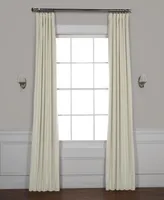 Half Price Drapes Neutral Ground Signature Velvet Blackout Curtain