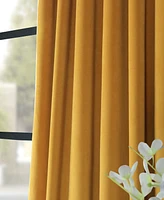 Half Price Drapes Fool's Gold Signature Velvet Blackout Curtain