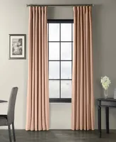 Half Price Drapes Rosey Dawn Signature Velvet Blackout Curtain