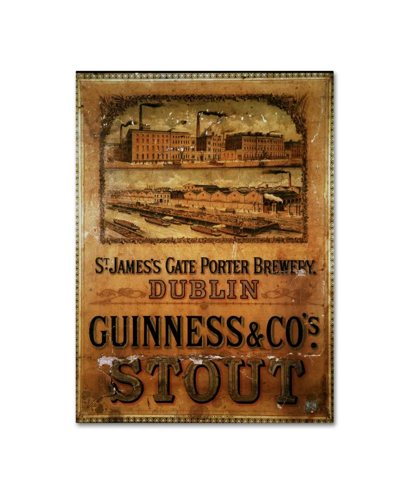 Guinness Brewery 'St. James' Gate Porter Brewery' Canvas Art - 14" x 19"