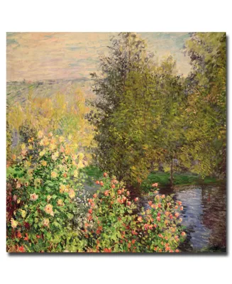 Claude Monet 'Corner of the Garden at Montgeron, 1876' Art - 35" x 35"