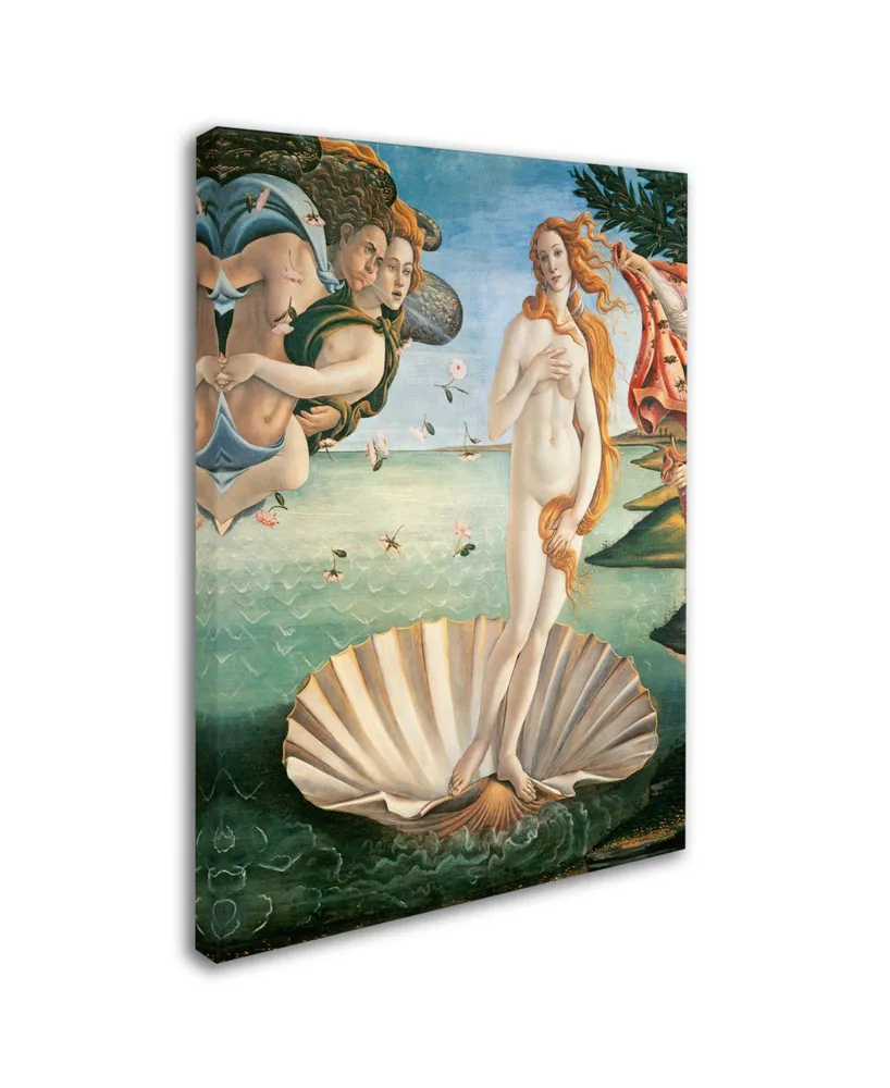 Sandro Botticelli 'Birth of Venus 1484' Canvas Art - 32" x 24"