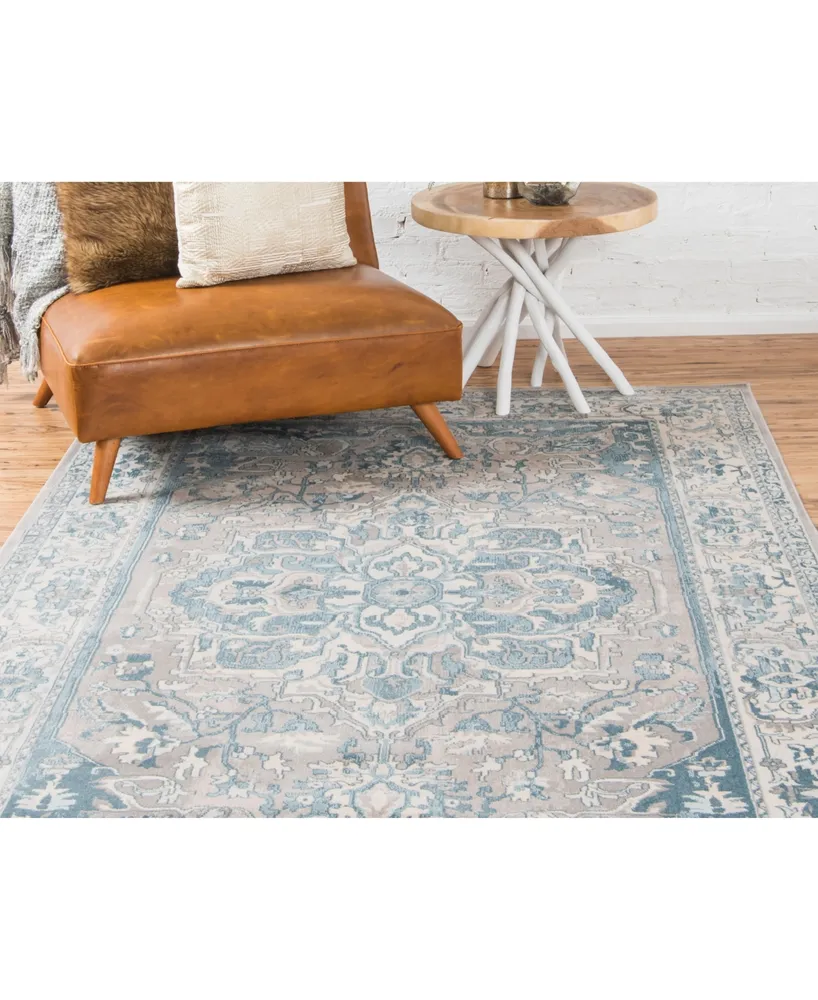 Bayshore Home Caan Can1 Tan 7' x 10' Area Rug