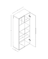 Prepac Hang-ups 30" Large Storage Cabinet