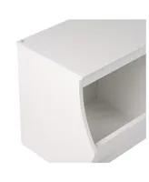 Prepac Monterey Stacked 6-Bin Storage Cubbie