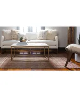 Bayshore Home Jasia Jas13 Light Brown 5' x 8' Area Rug