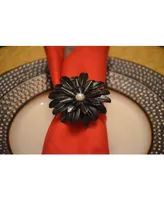 Vibhsa Pearl Flower Napkin Ring