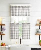 Elrene Home Fashions Farmhouse Living Buffalo Check Window Tier Set