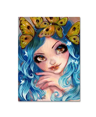 Natasha Wescoat 'Crown Of Butterflies' Canvas Art - 14" x 19"