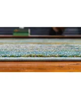 Bayshore Home Adah Ada2 Turquoise 8' x 10' Area Rug