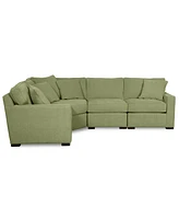 Radley Fabric 4-Piece Sectional Sofa, Created for Macy's