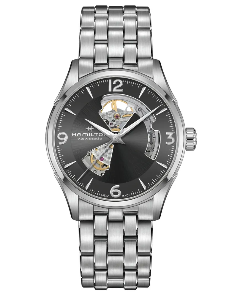 Hamilton Men's Swiss Automatic Jazzmaster Stainless Steel Bracelet Watch 42mm