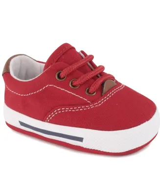 Baby Deer Baby Boy Essential Canvas Lace-Up Sneaker