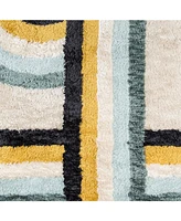 Novogratz Retro Ret-3 Blue 5' x 7'6" Area Rug