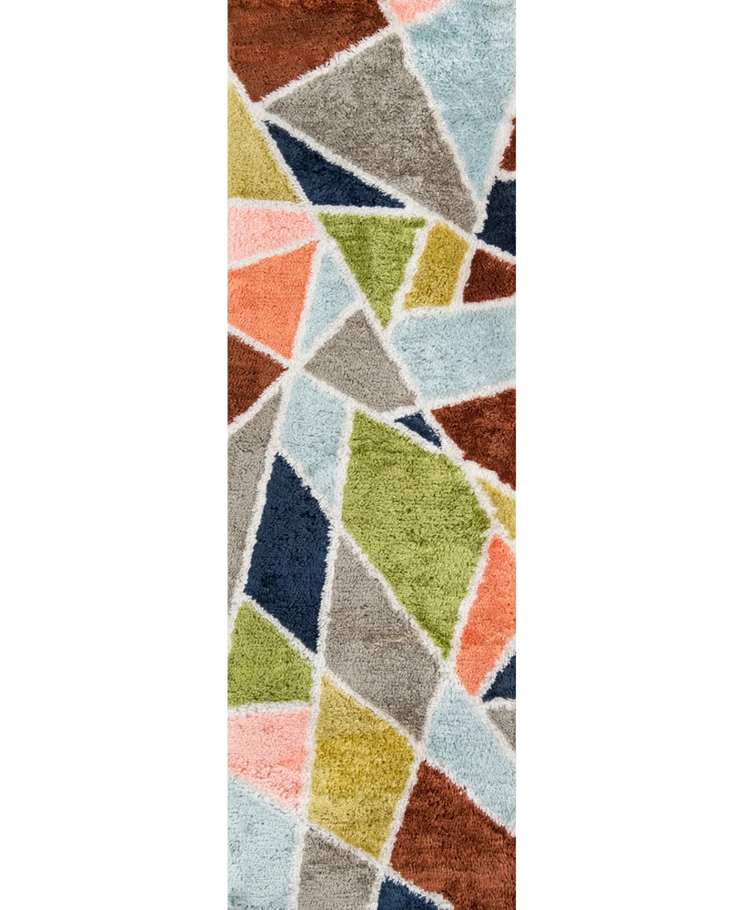 Novogratz Retro Ret- Multi 2'3" x 7'6" Runner Area Rug