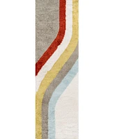 Novogratz Retro Ret-6 Multi 2'3" x 7'6" Runner Area Rug