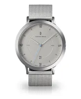 Lilienthal Berlin Zeitgeist Automatik Silver Steel Mesh Watch 42mm