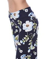 White Mark Floral Print Palazzo Pants