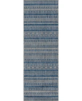Novogratz Villa Vi-04 Blue 3'3" x 5' Outdoor Area Rug