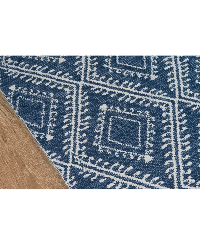 Erin Gates Easton Eas-1 Machine-Washable Pleasant Navy 5' x 7'6" Area Rug