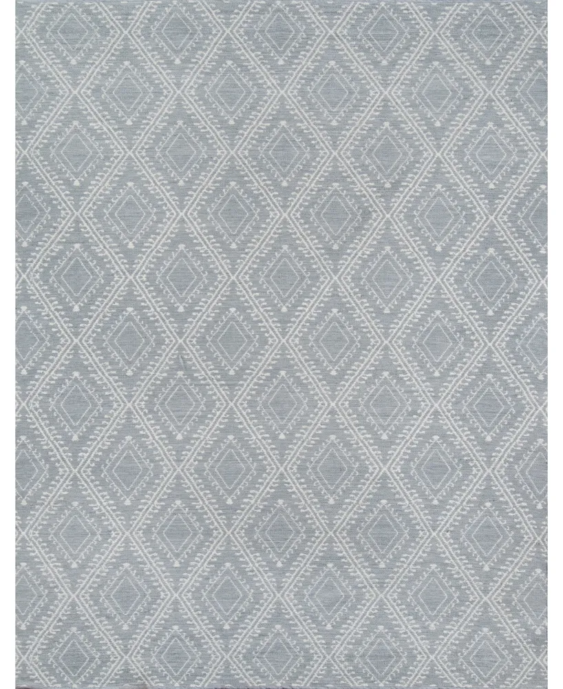 Erin Gates Easton Eas-1 Machine-Washable Pleasant Gray 7'6" x 9'6" Area Rug