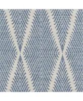 Erin Gates River Riv-1 Machine-Washable Beacon Denim 5' x 7'6" Area Rug