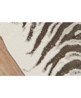 Erin Gates Acadia Aca-1 Zebra 5'3" x 7'10" Area Rug