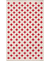 Novogratz Topanga Top-1 Ivory 2'3" x 8' Runner Area Rug