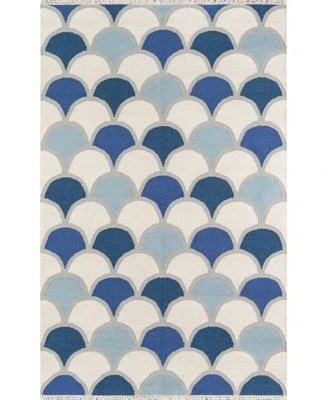 Novogratz Topanga Top 2 Blue Area Rug Collection