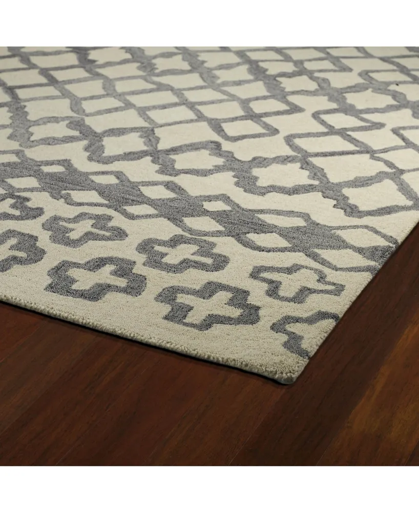 Kaleen Casablanca CAS01-75 Gray 8' x 11' Area Rug