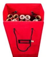 Santa's Bag Vertical Wrapping Paper Storage Container