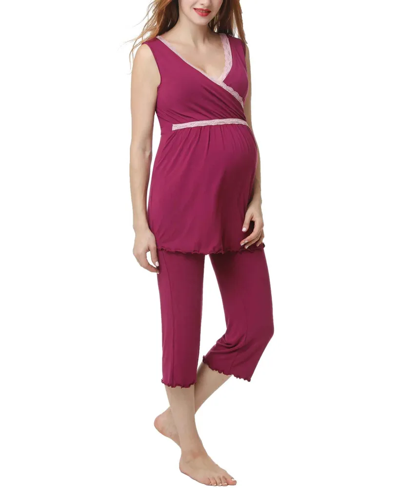 Kimi & Kai Penny Maternity Nursing Pajama Set