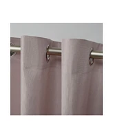 Exclusive Home Biscayne Indoor/Outdoor Grommet Top Curtain Panel Pair