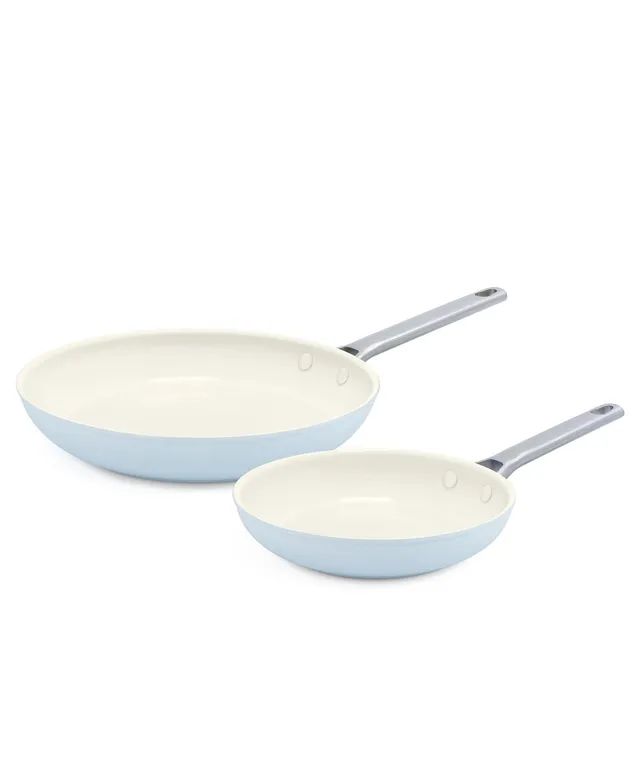 Padova Ceramic Nonstick 8 and 10 Frypan Set, Light Blue