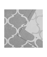 Nicole Miller Treillage Woven Blackout Hidden Tab Top 52" X 96" Curtain Panel Pair