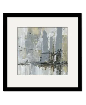 Courtside Market Midtown Bridge Ii 16" x 16" Framed and Matted Art