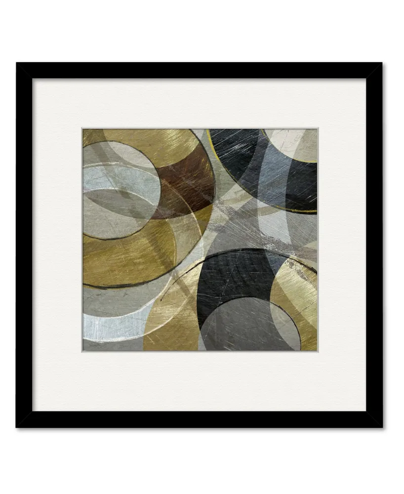 Courtside Market Metallic Atmosphere 16" x 16" Framed and Matted Art